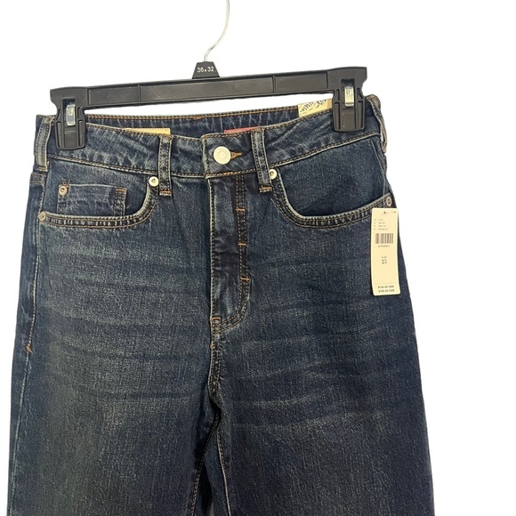 Pilcro and the Letterpress The Rue Raw Hem Straight Jeans - Picture 3 of 7